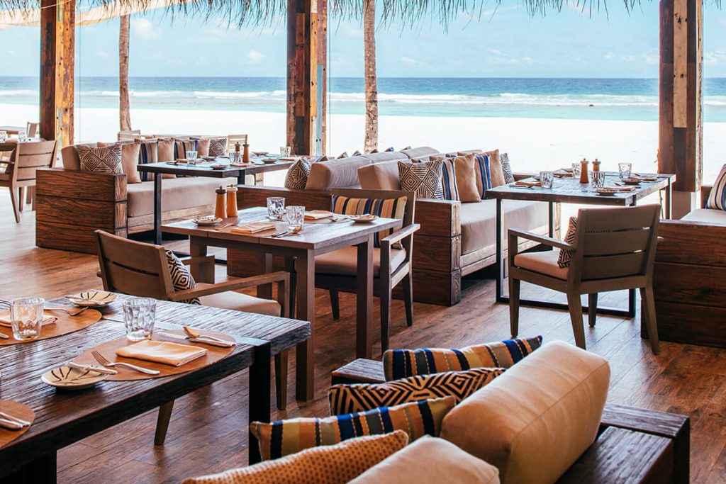 Restaurante Beach Kitchen - Finolhu Maldivas